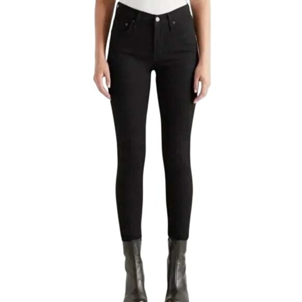 Edwin Womens 28 Pixie 9" Mid Rise Skinny Jeans in Black NWT